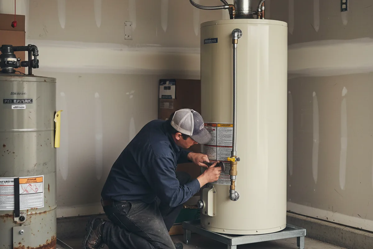 Water heater and shutoff valve replacement in Buellton
