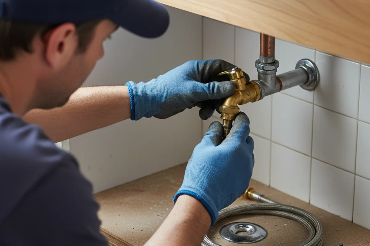 Shutoff valve and fitting work during Emergency Plumbing in Buellton